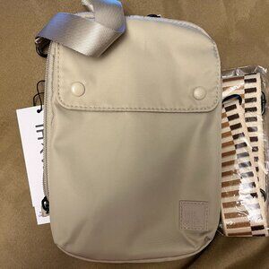 IHKWIP Everyday Essentials XL Crossbody bag, Sand w/ 2 straps NWT